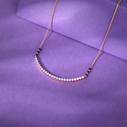 Rose Gold Suchitra Diamond Mangalsutra