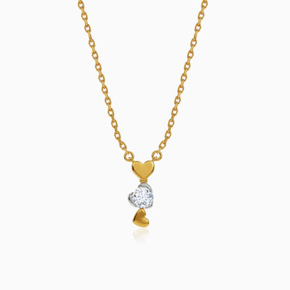 Gold Zephyr Lab Grown Diamond Necklace