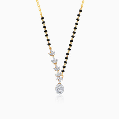 Gold Rhea Solitaire Diamond Mangalsutra