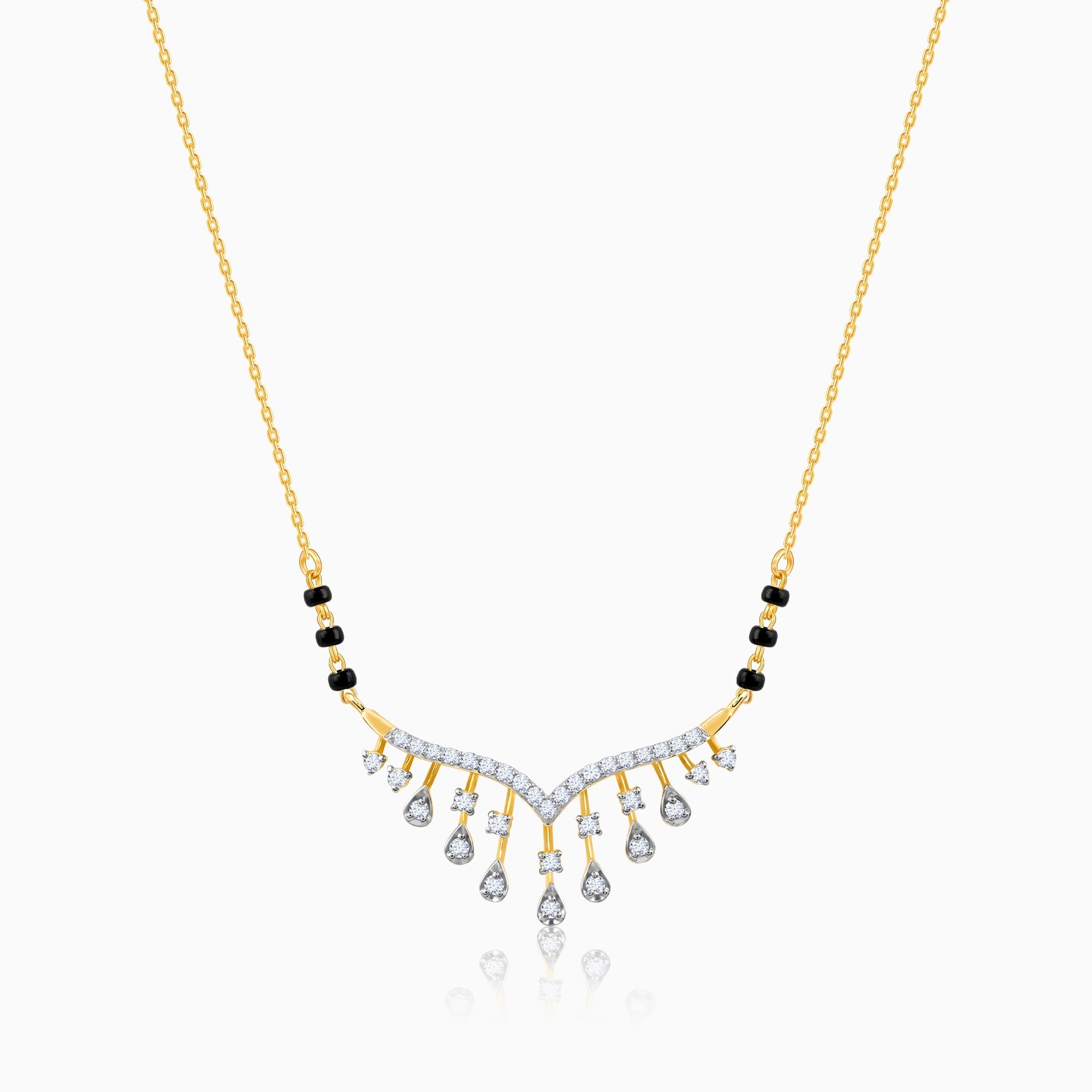 Gold Pavitra Bandhan Lab Grown Diamond Mangalsutra