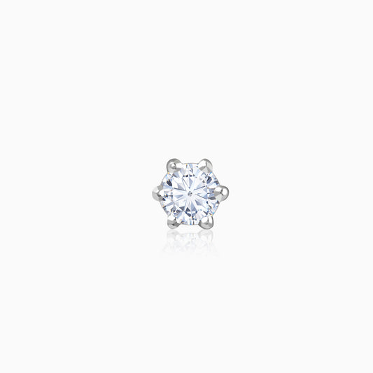 Rose Gold Dot of Delight Diamond Nose Pin