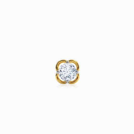Gold Bloom Luxe Lab Grown Diamond Nose Pin