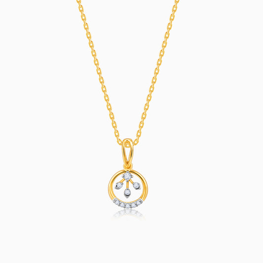 Lab_grown_diamond_Gold_Trance_Diamond_Pendant