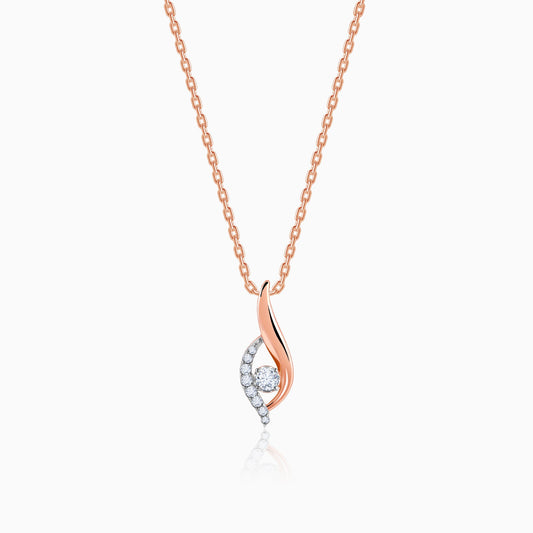 Rose Gold  Serenade Diamond Pendant