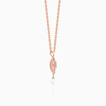 Rose Gold Vega Diamond Pendant
