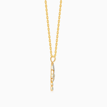 Gold Precious Infinity Lab Grown Diamond Pendant