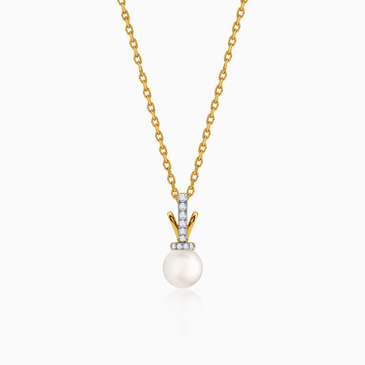 Gold Preziosa Lab Grown Diamond Pendant