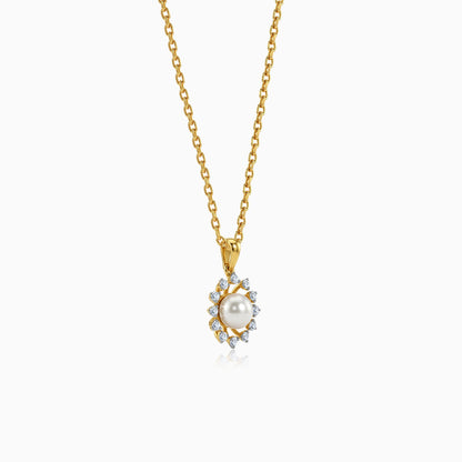 Anushka Sharma Gold Fiore Lab Grown Diamond Pendant