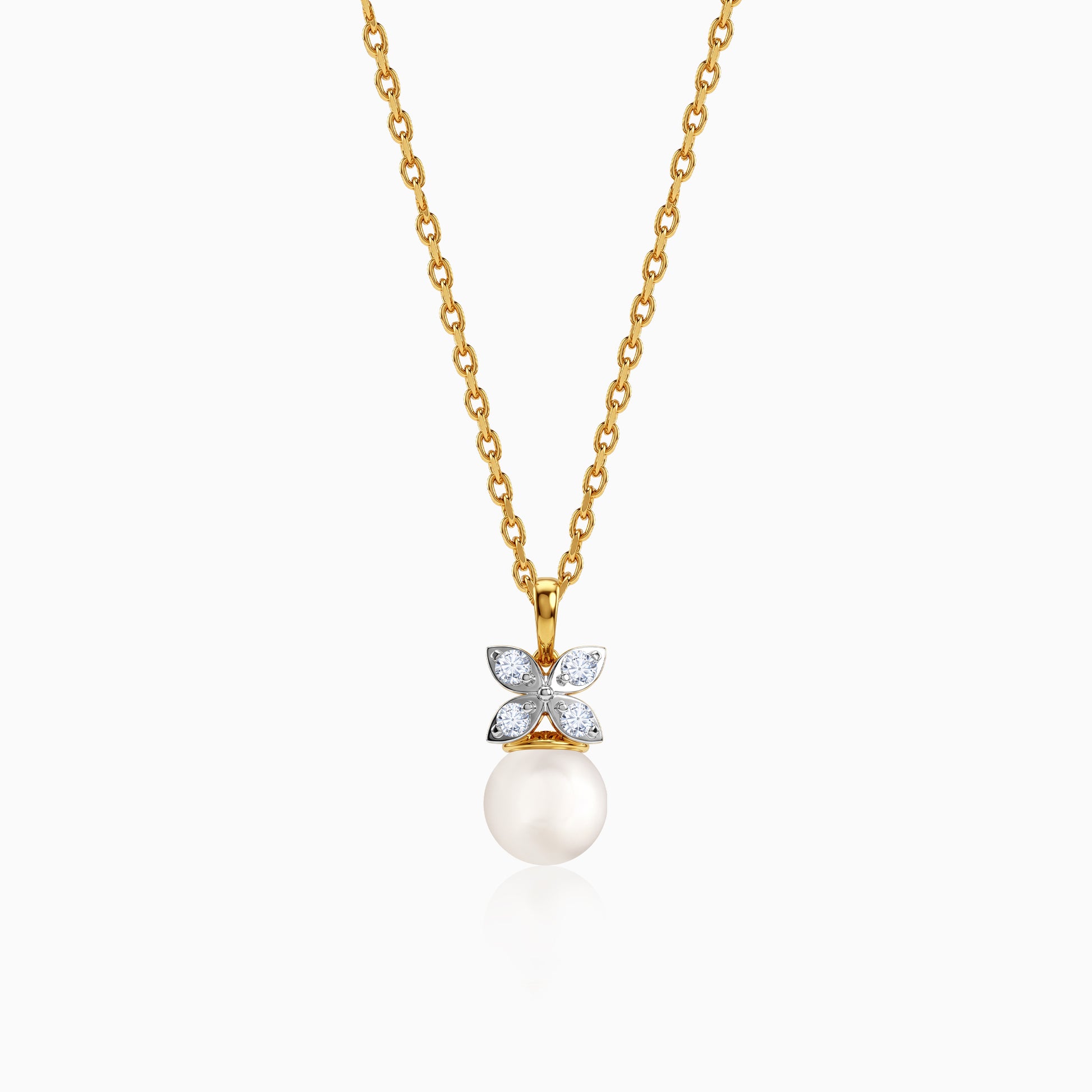 Gold Brilla Lab Grown Diamond Pendant