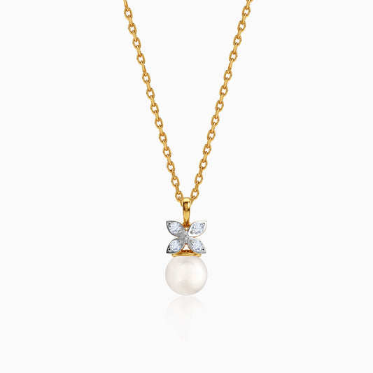 Gold Brilla Lab Grown Diamond Pendant