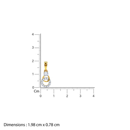 Gold Adalia Lab Grown Diamond Pendant