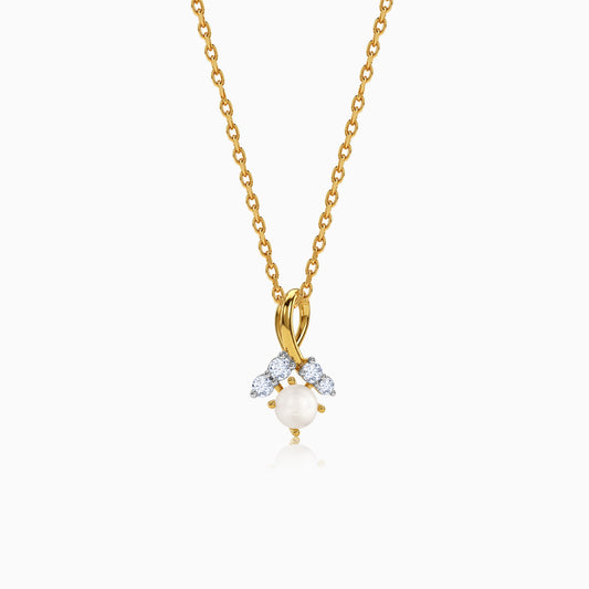 Gold Grazia Lab Grown Diamond Pendant