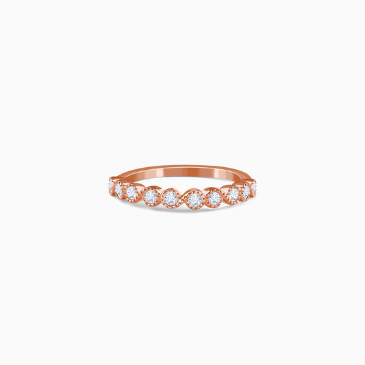 Rose Gold Timeless Loop Lab Grown Diamond Ring