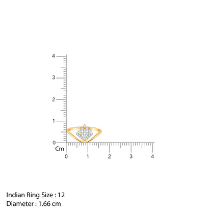 Gold Radiant Reign Lab Grown Diamond Ring