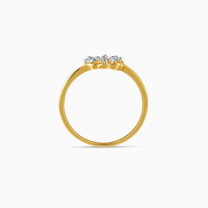 Gold Starry Glow Lab Grown Diamond Ring
