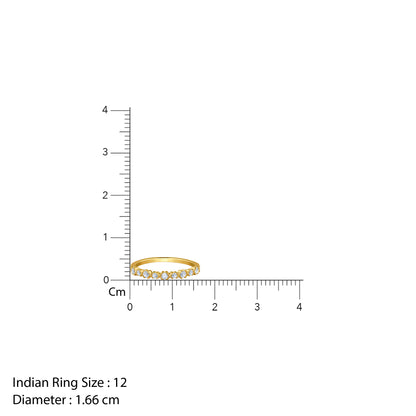 Gold Aurine Lab Grown Diamond Ring