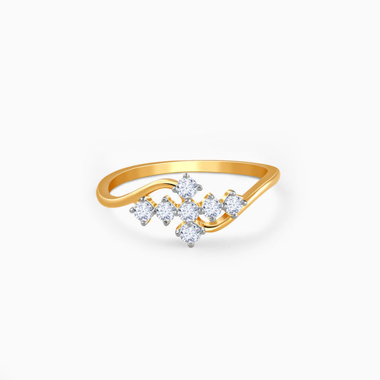 Gold Willow Lab Grown Diamond Ring