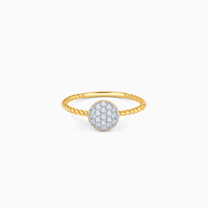 Gold Fresh Flora Lab Grown Diamond ring
