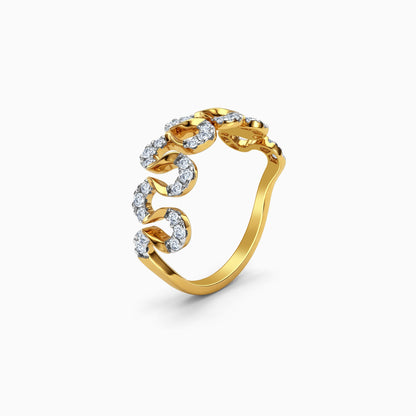 Gold Simone Lab Grown Diamond Ring (Size 12)