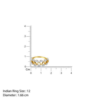 Gold Simone Lab Grown Diamond Ring (Size 12)