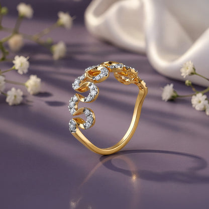 Gold Simone Lab Grown Diamond Ring (Size 12)