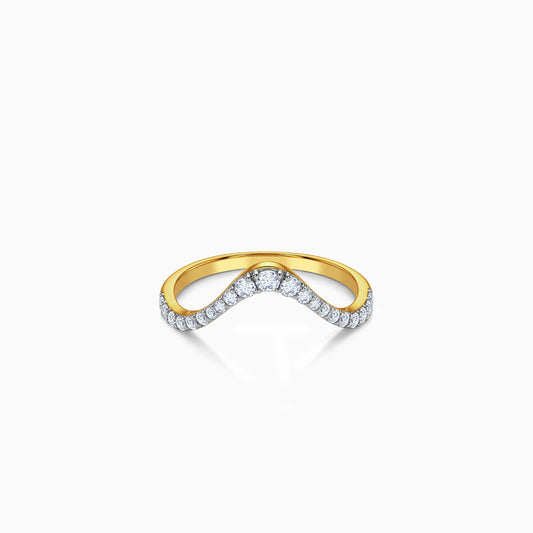 Gold Vanki Lab Grown Diamond Ring (Size 12)
