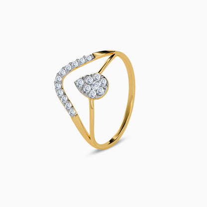 Gold Dual Path Lab Grown Diamond Ring (Size 12)