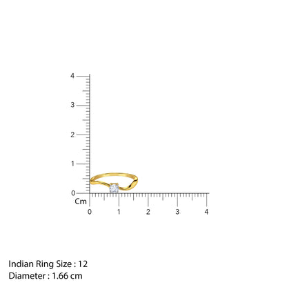 Gold Regal Lab Grown Diamond Ring (Size 12)