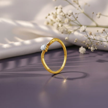 Gold Regal Lab Grown Diamond Ring (Size 12)