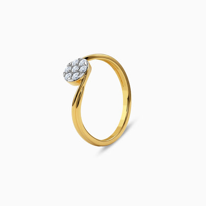 Gold Twine Spark Lab Grown Diamond Ring (Size 12)