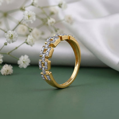 Gold Nexus Lab Grown Diamond Ring (Size 12)