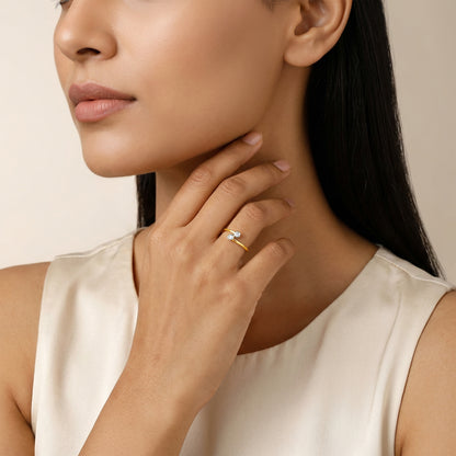 Gold Seraphina Lab Grown Diamond Ring (Size 12)