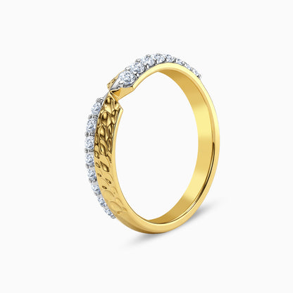 Gold Dynamic Lab Grown Diamond Ring (Size 12)