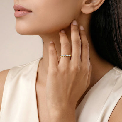 Gold Imber Lab Grown Diamond Ring (Size 12)