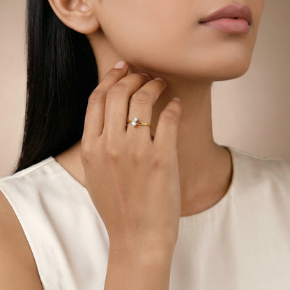 Gold Timelessly You Lab Grown Diamond Ring (Size 12)