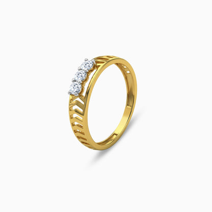 Gold Troika Lab grown Diamond Ring (Size 12)