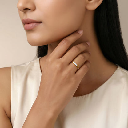 Gold Muse Mode Lab Grown Diamond Ring (Size 12)