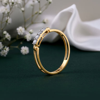 Gold Muse Mode Lab Grown Diamond Ring (Size 12)