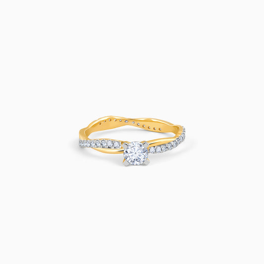 Gold Bold Beauty Diamond Ring