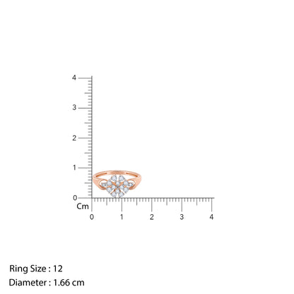 Rose Gold Nivara Diamond Ring