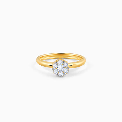 Gold Elegant Spark Diamond Ring