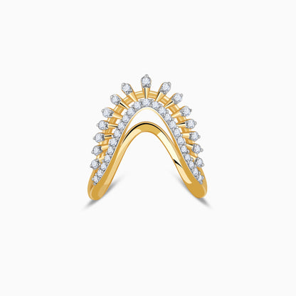 Gold Regal Vanki Lab Grown Diamond Ring