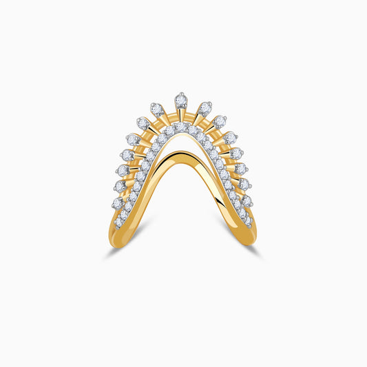 Gold Regal Vanki Lab Grown Diamond Ring