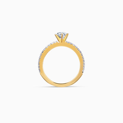 Gold Everlight Solitaire Lab Grown Diamond Ring