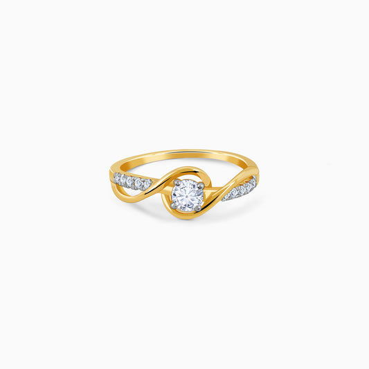 Gold Enchante Lab Grown Diamond Ring