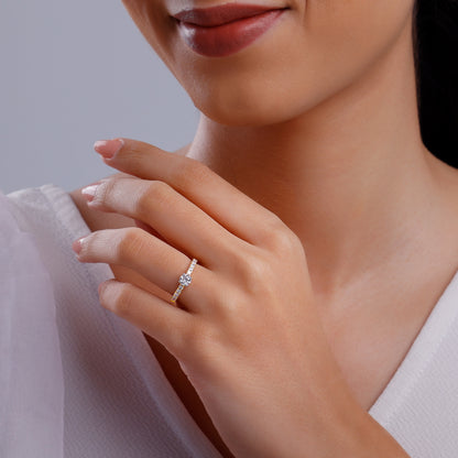 Gold Ceres Solitaire Lab Grown Diamond Ring