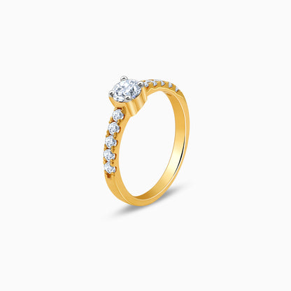 Gold Ceres Solitaire Lab Grown Diamond Ring