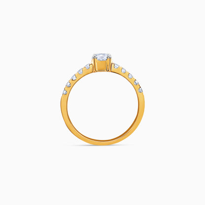 Gold Ceres Solitaire Lab Grown Diamond Ring