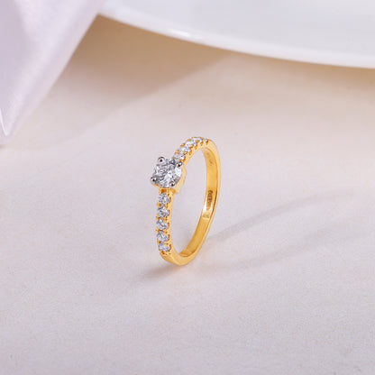 Gold Ceres Solitaire Lab Grown Diamond Ring