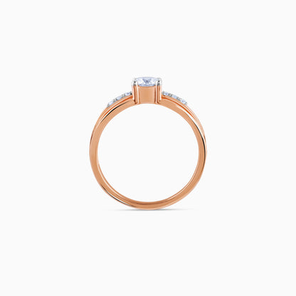 Anushka Sharma Rose Gold Empyrean Solitaire Lab Grown Diamond Ring